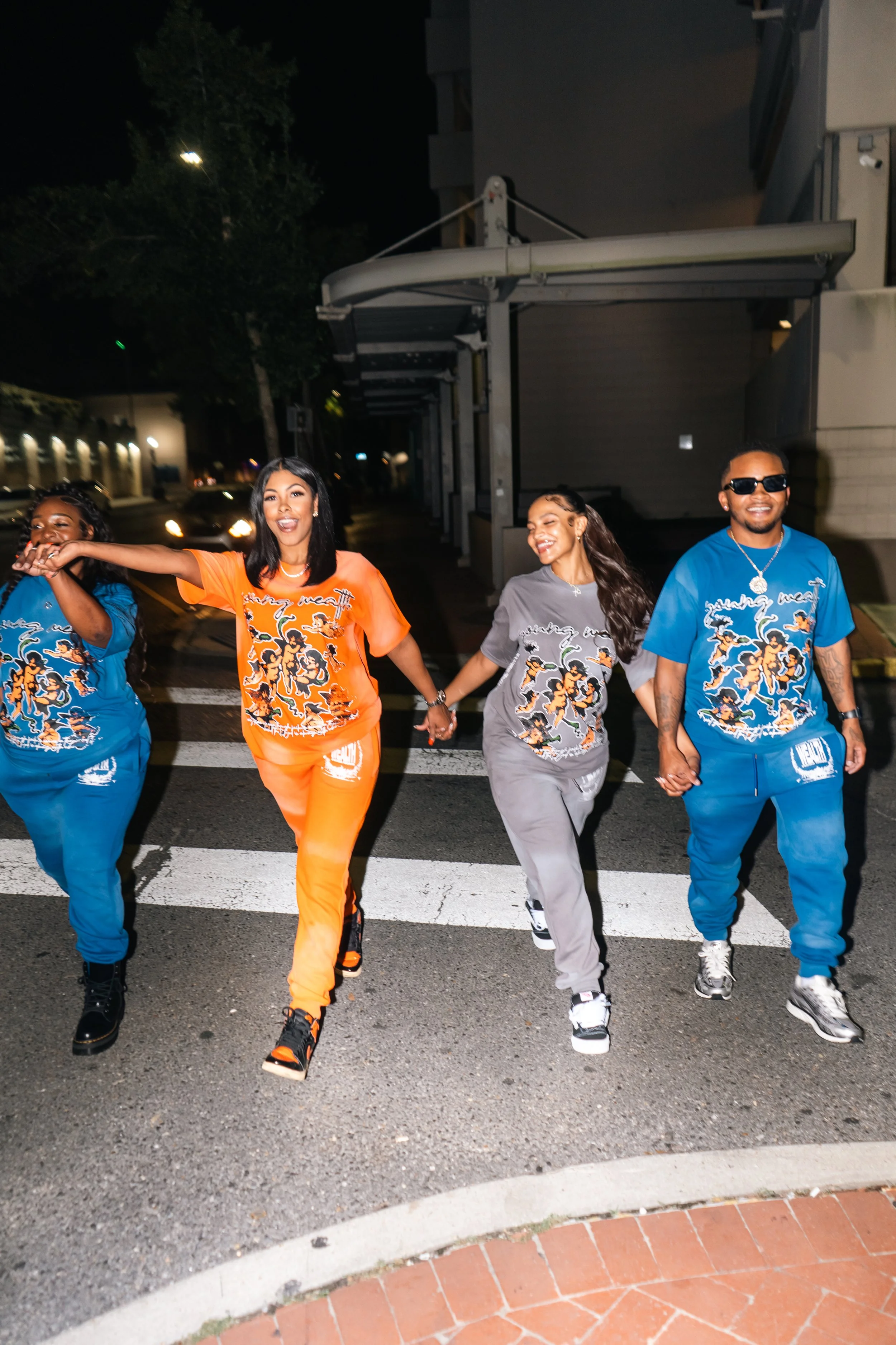 BORN FROM WEALTH UNISEX JOGGERS ONLY (BLUE,GRAY,ORANGE)