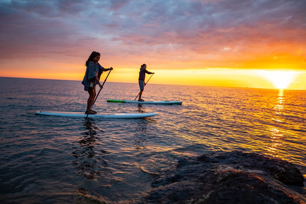 Couple in a summer lifestyle scene