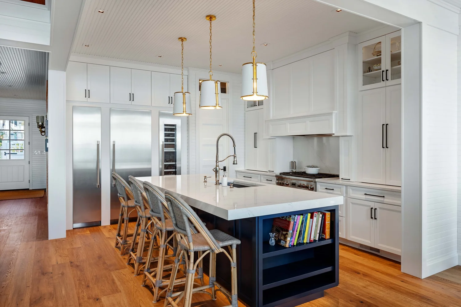 Mackinac Island lake home by Dickinson Homes