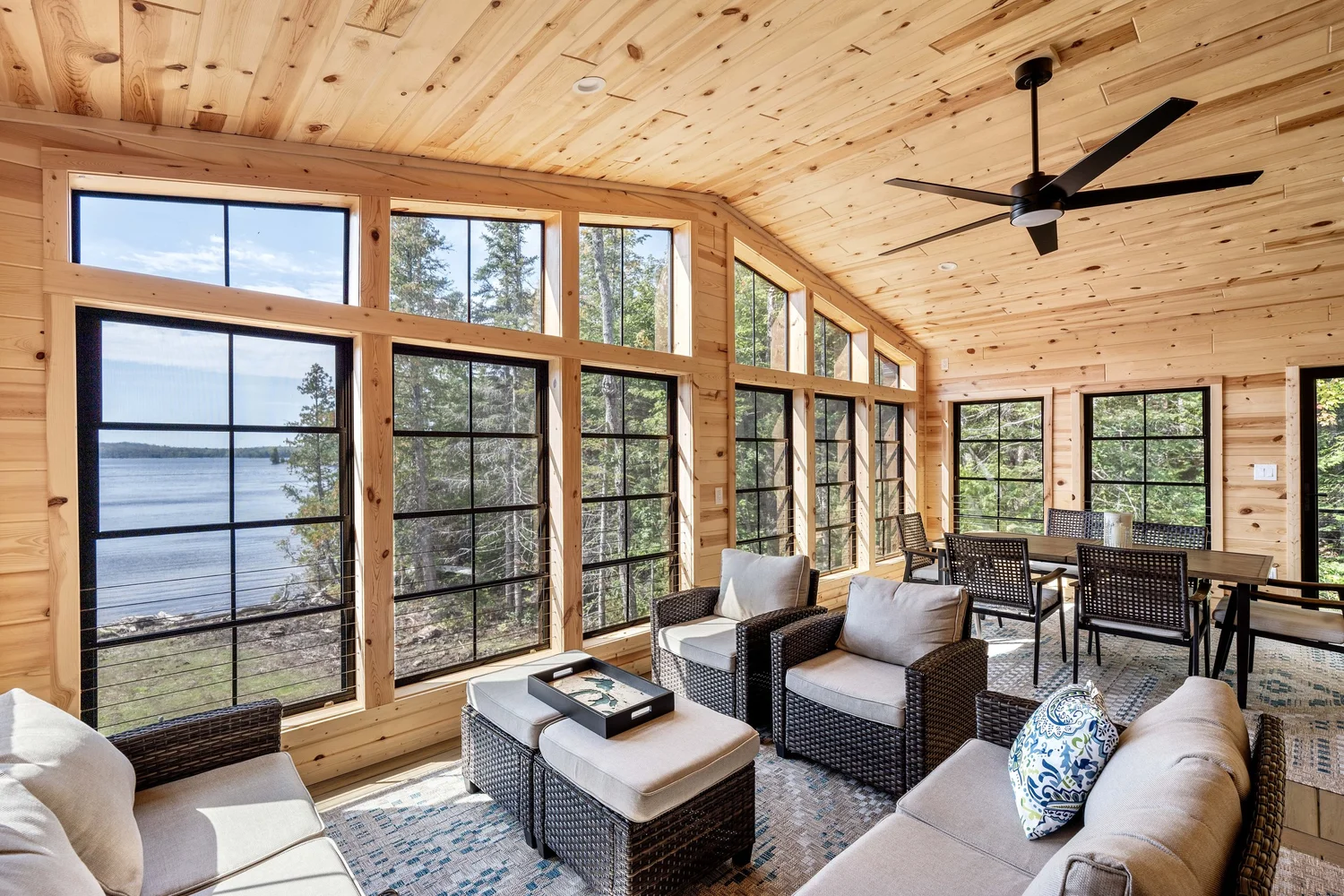 Henderson Lake Medora, Inside Dickinson Homes: Capturing Interior Comfort on Mackinac Island, photo by LeClair Media