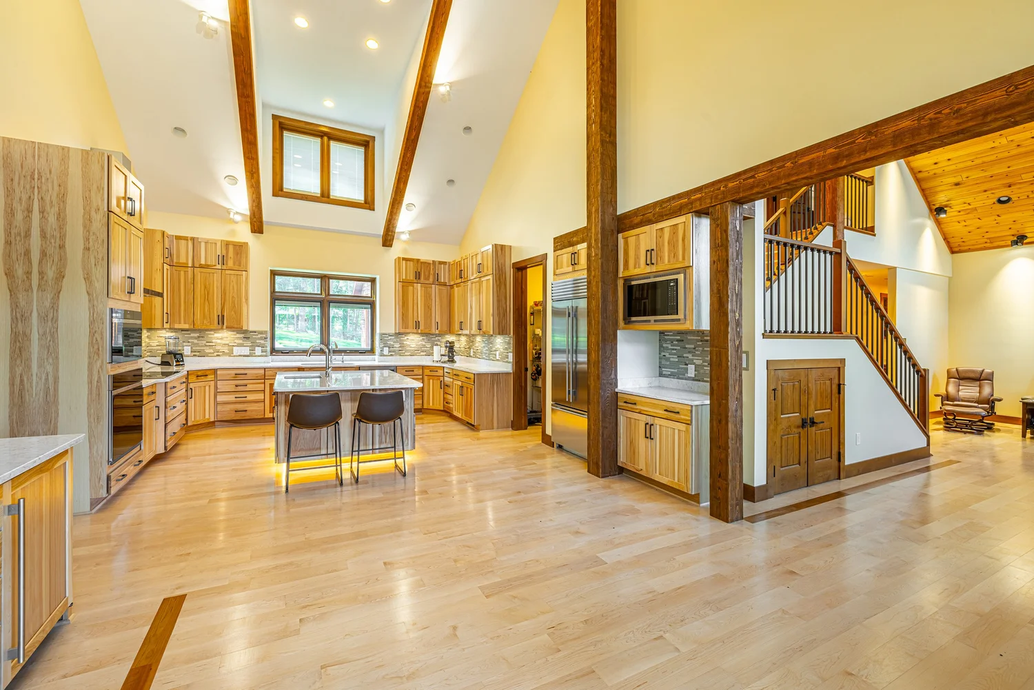 Lakefront home, Spread Eagle WI, Dickinson Homes