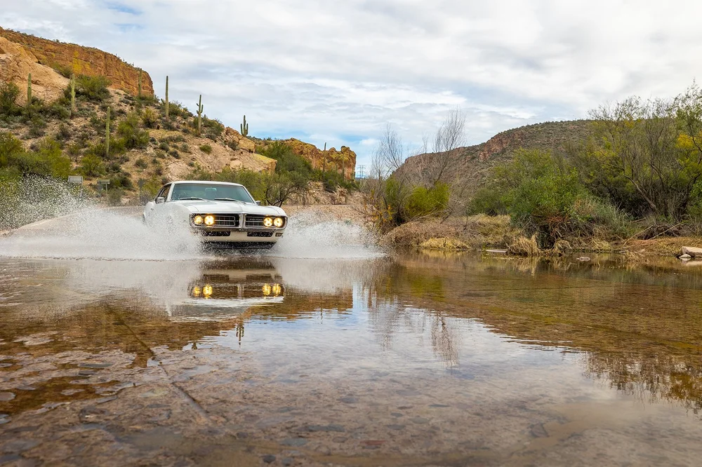 Classic car photographed in Arizona