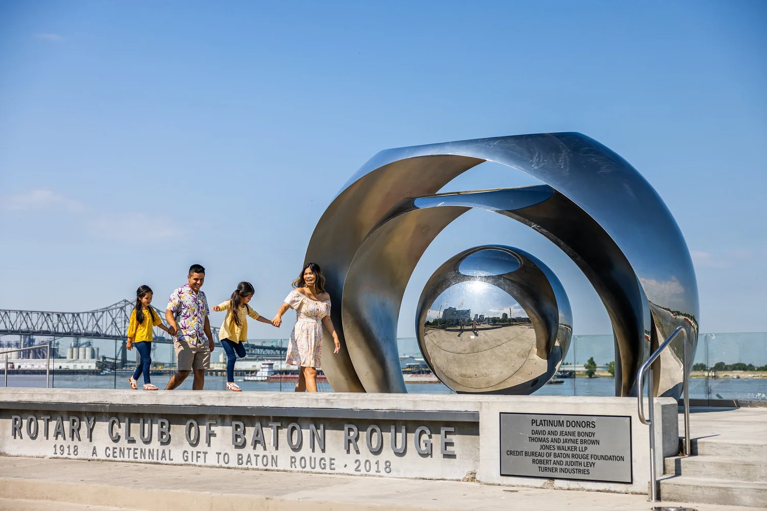 Sing The River Sculpture, Louisiana Tourism, photo by LeClair Media