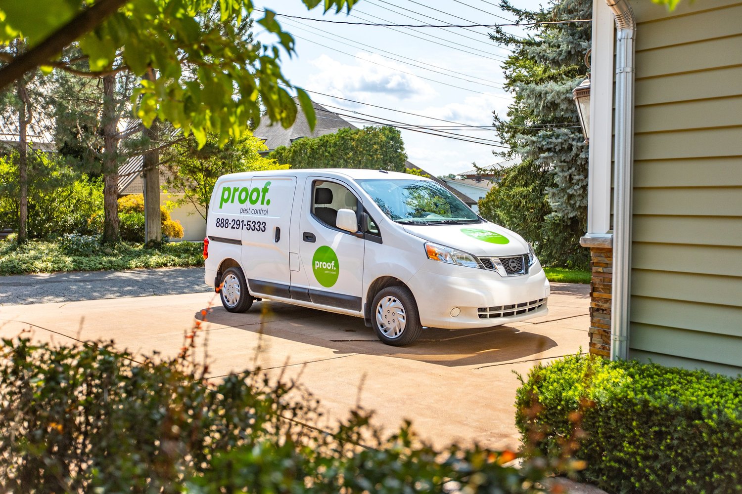 Proof Pest Control service van