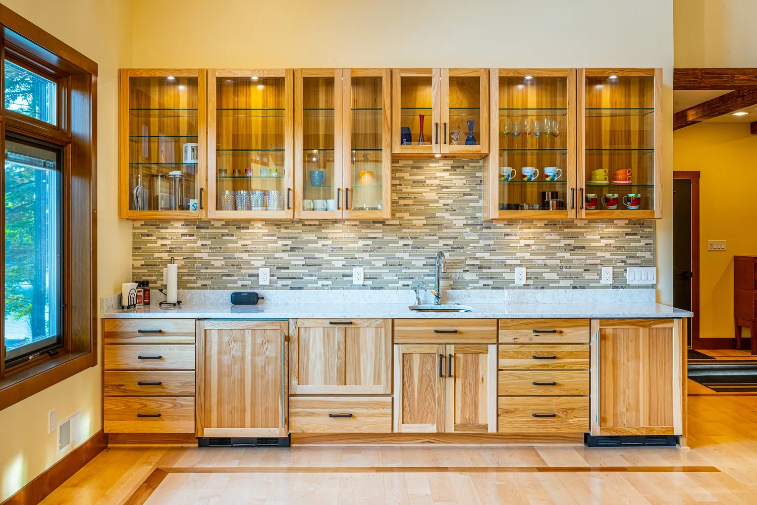 Lakefront home, Spread Eagle WI, Dickinson Homes