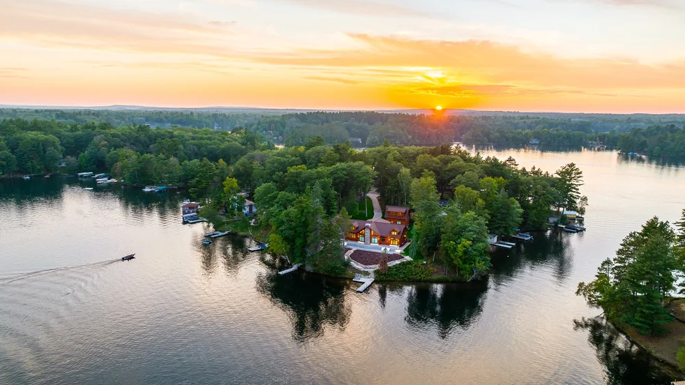 Dickinson Spread Eagle WI Drone HDR, Dickinson Homes: Lake Life, photo by LeClair Media
