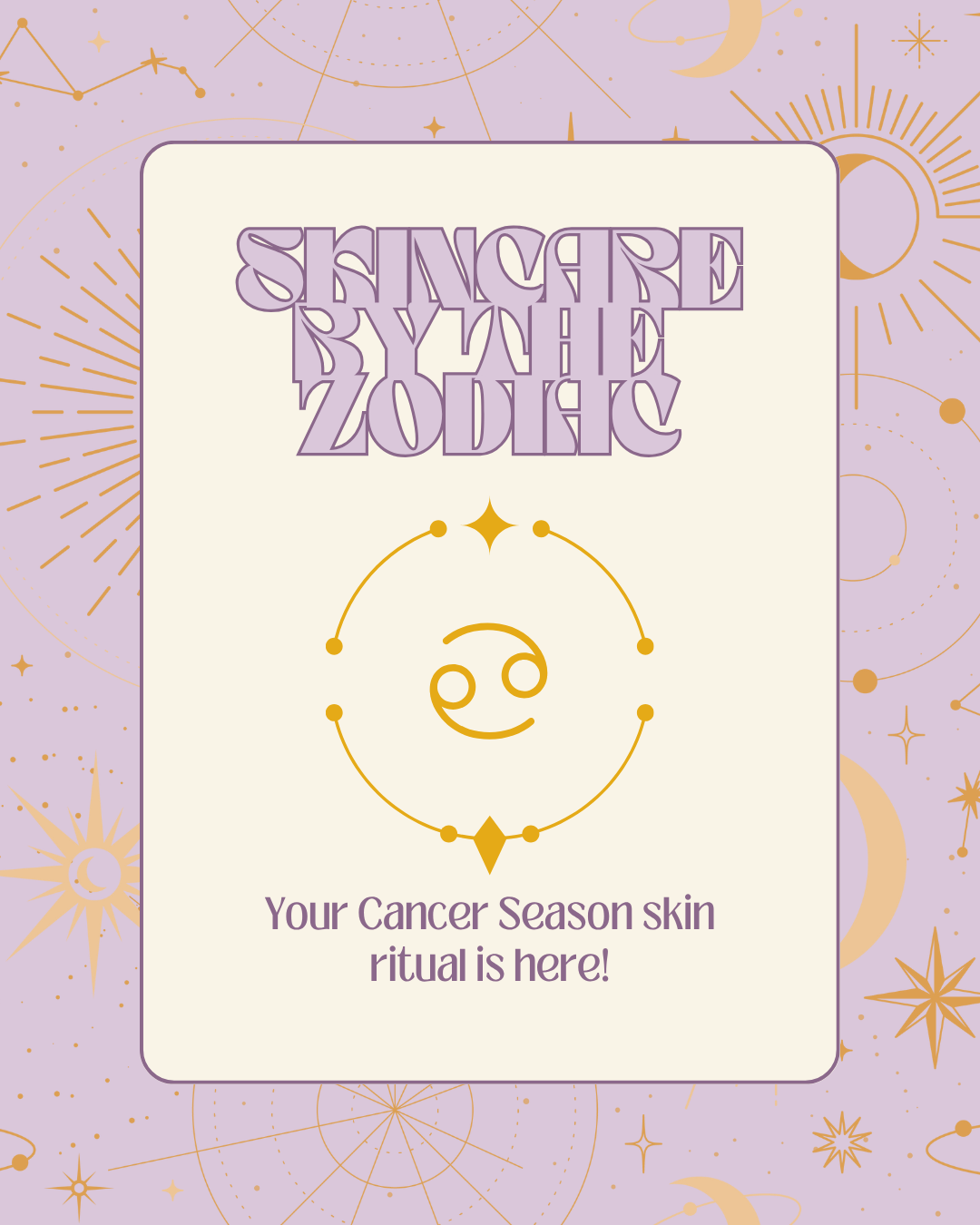🌊 Cancer Season Skincare: