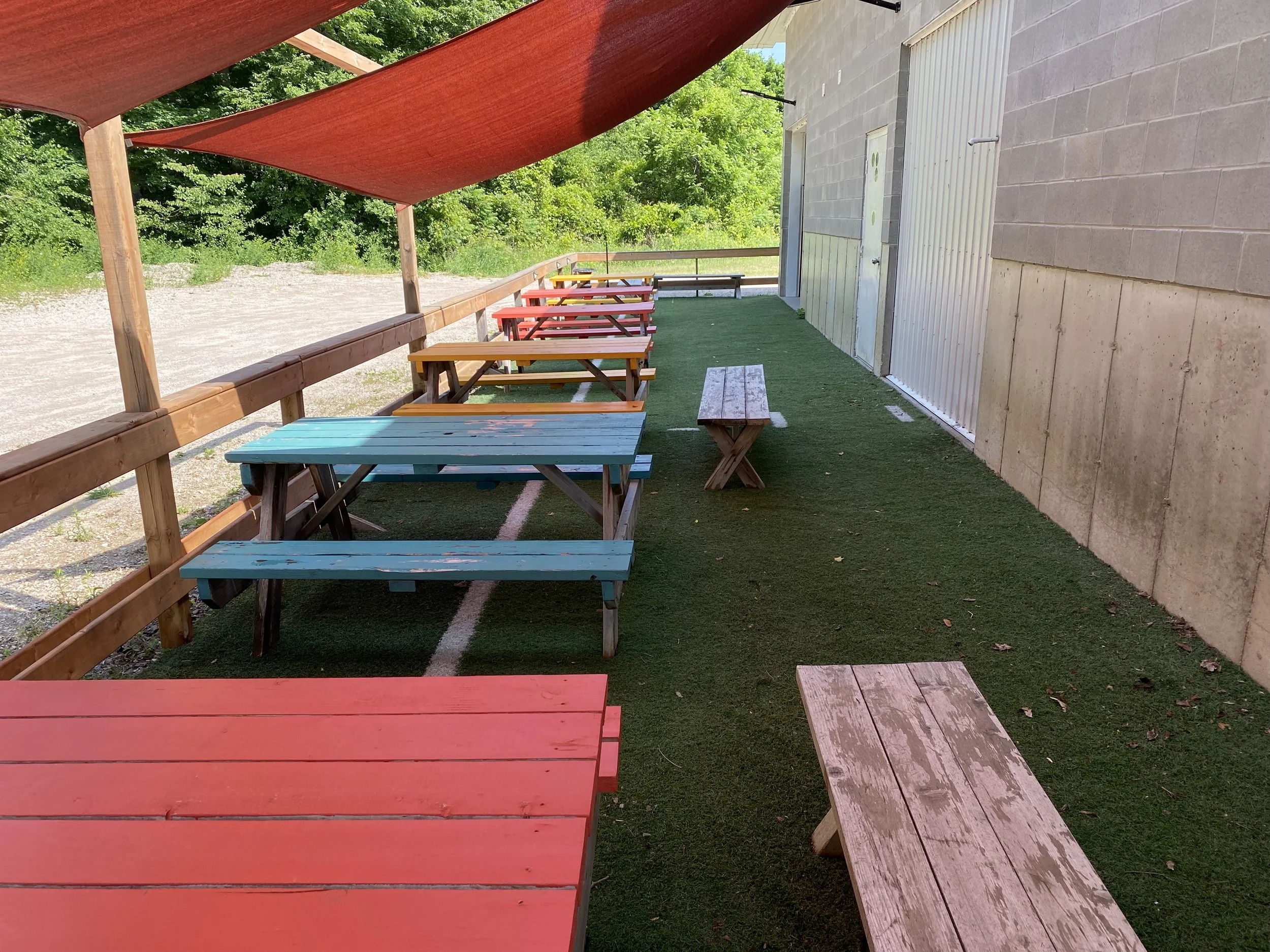 An event set up at Square Brew in Goderich