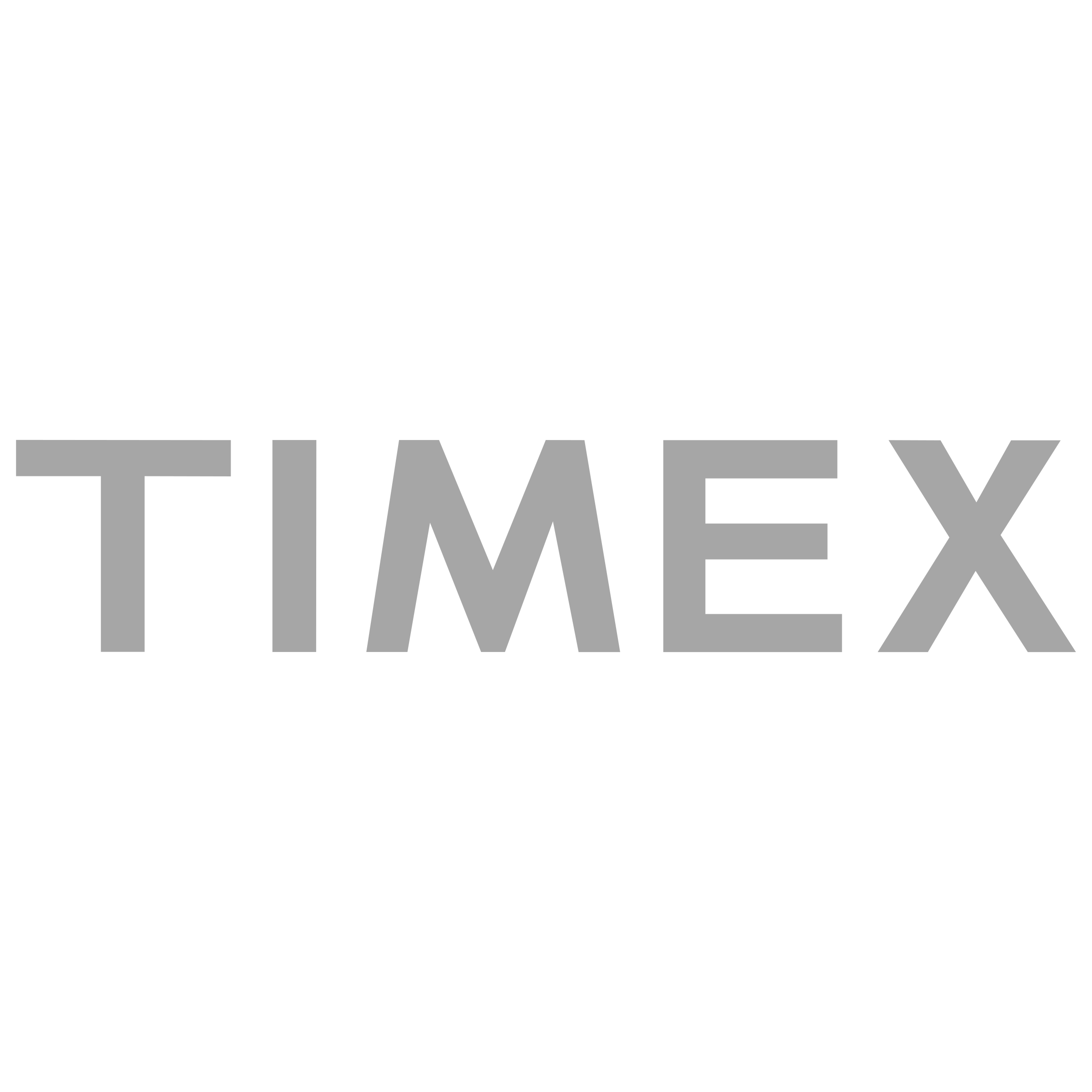 Black background with the green TIMEX logo in the center.