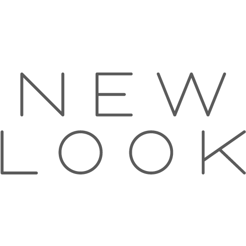 Text reading 'New Look' in black on a white background.