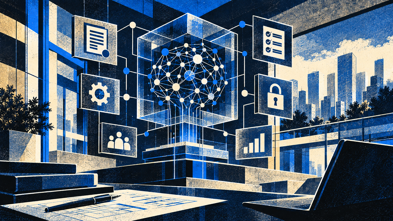 Business owner evaluates an artificial intelligence network through legal and governance safeguards.