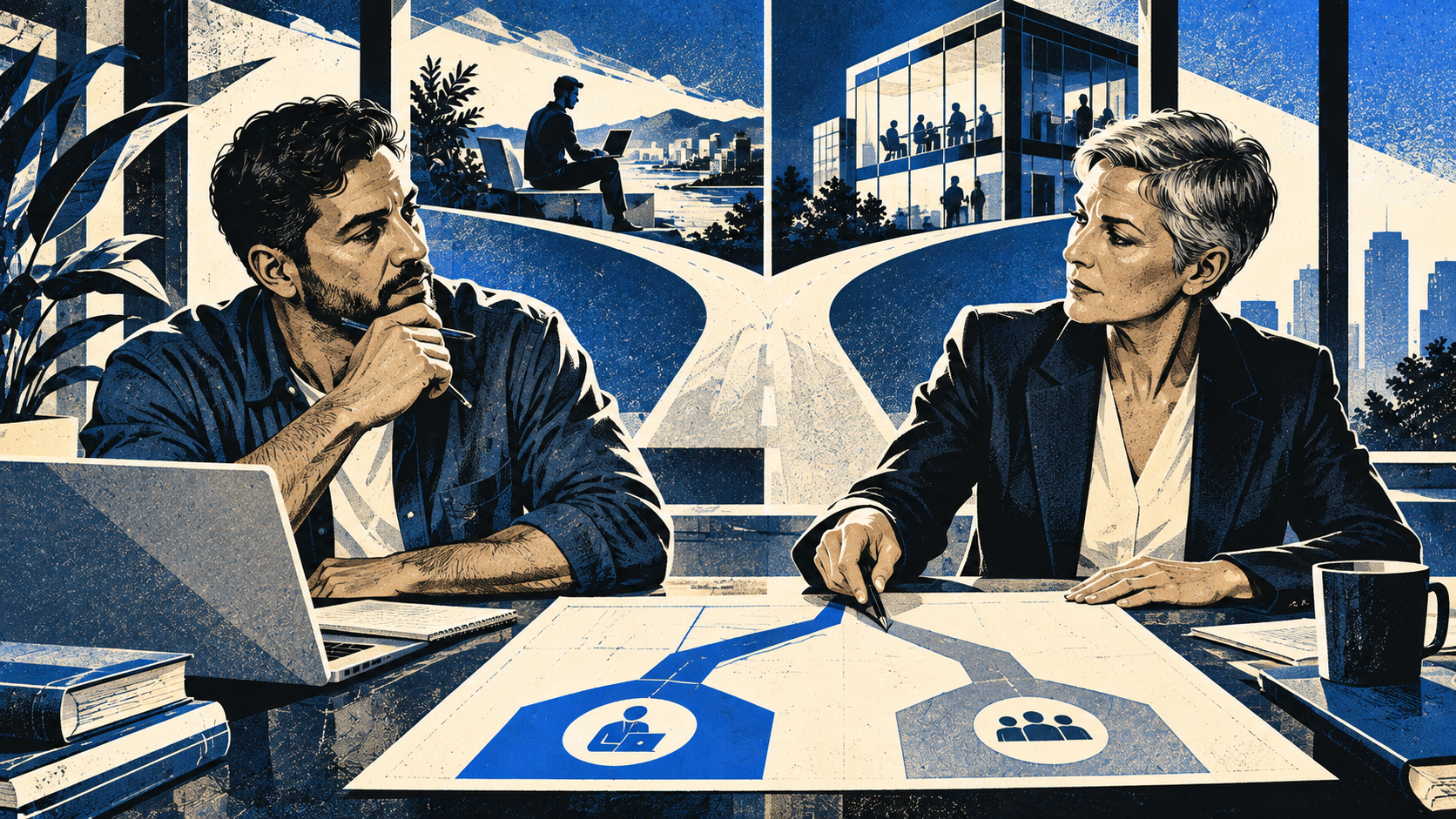 Worker and business owner select the correct legal classification path before starting work.