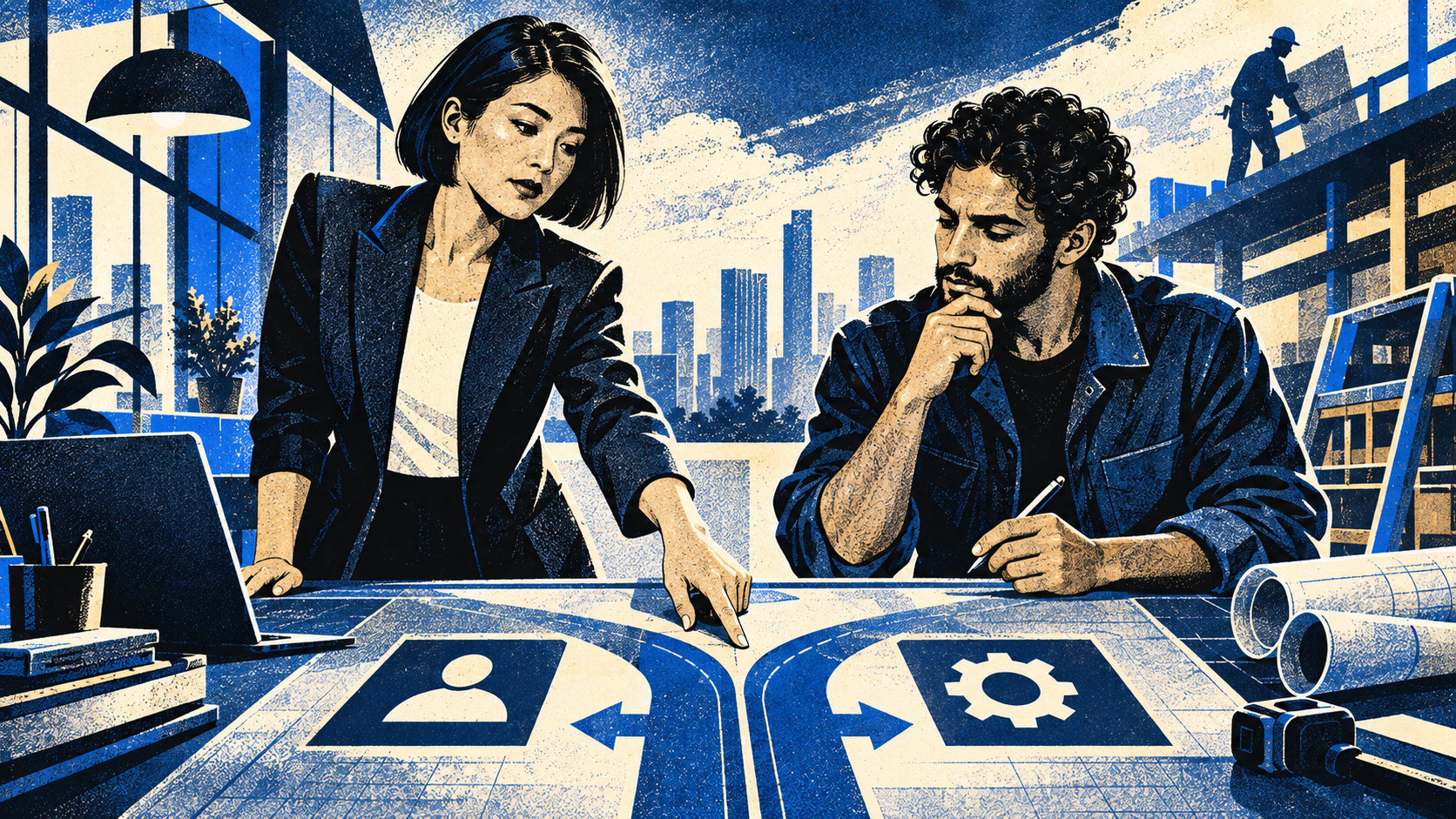Worker and business owner select the correct legal classification path before starting work.