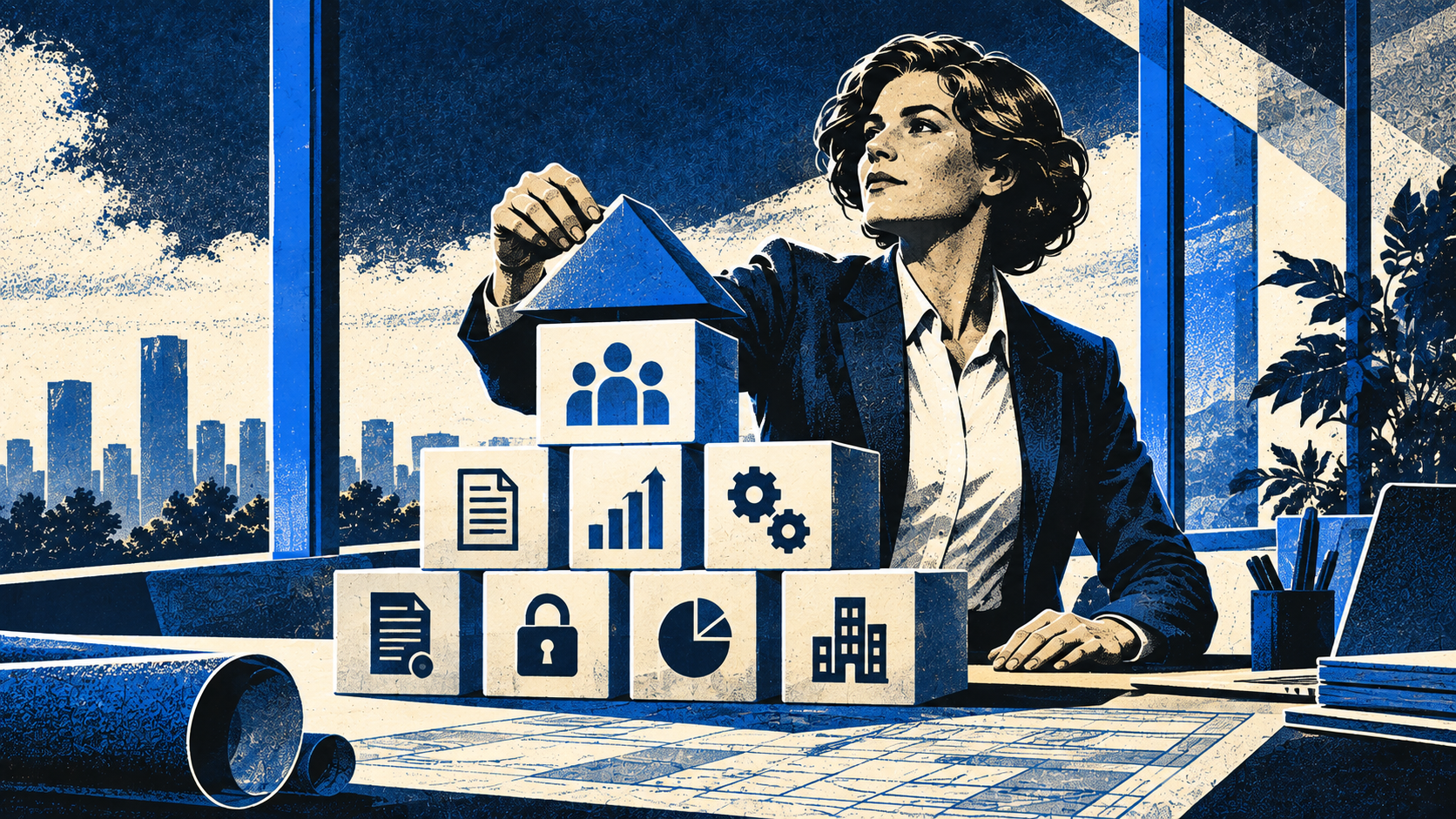 Business owner assembles core legal protections into a complete business foundation.