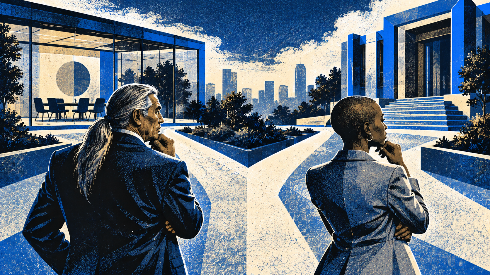 Business owner compares mediation and courtroom paths for resolving a dispute.