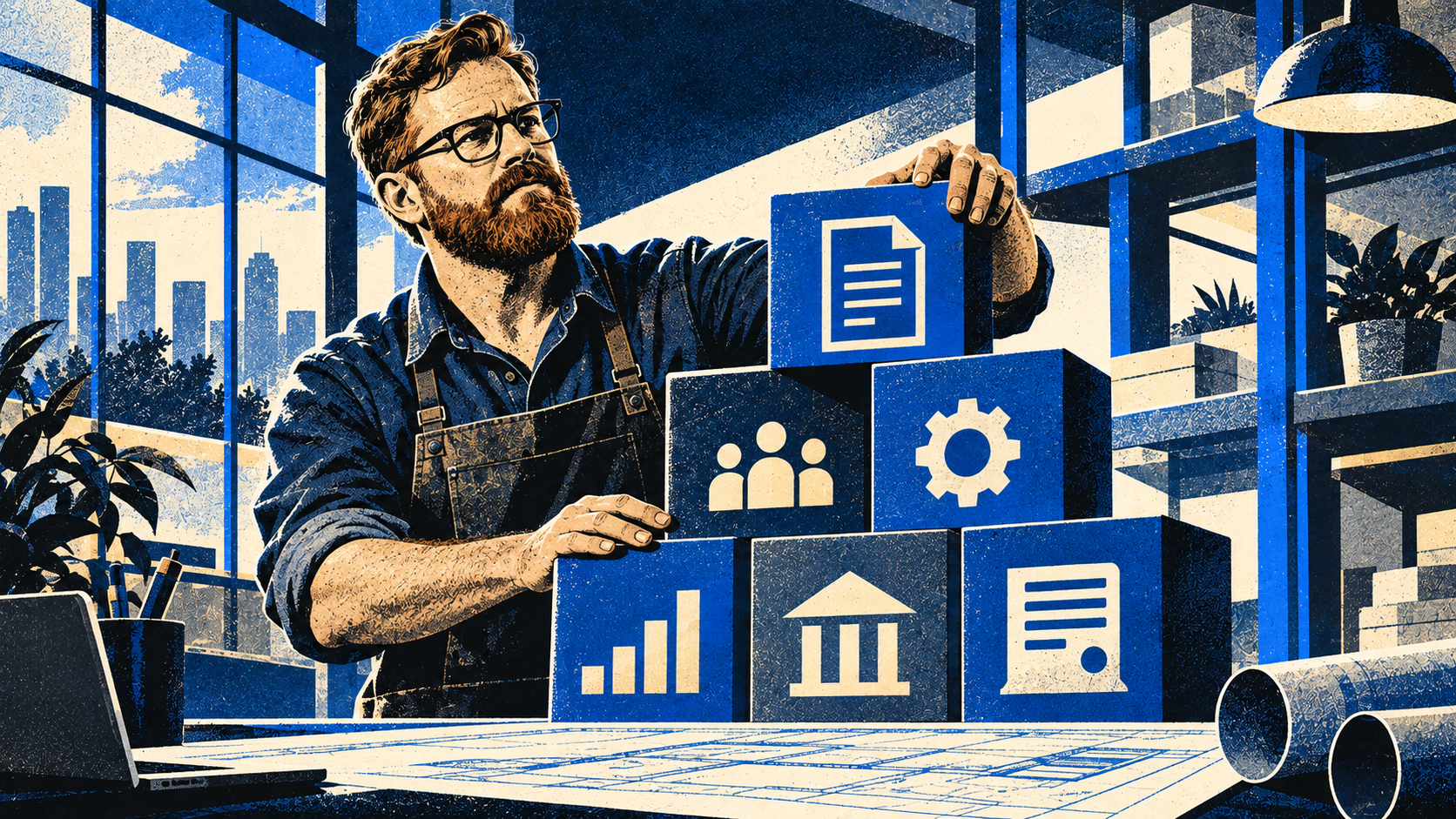 Business owner assembles core legal protections into a complete business foundation.