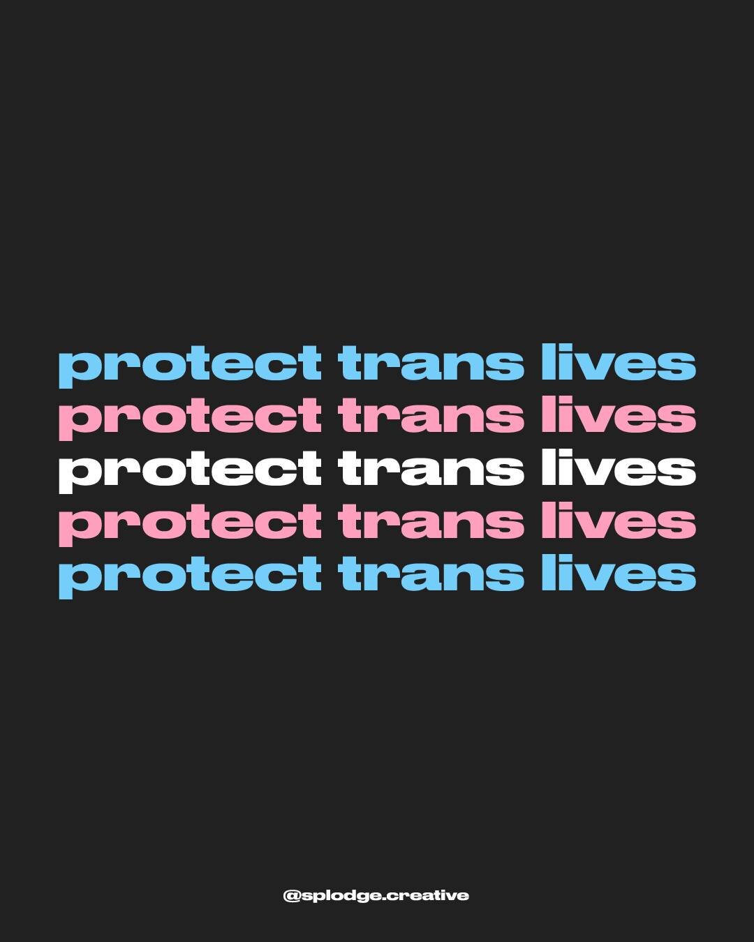 🏳️&zwj;⚧️ Protect Trans Lives
Today and everyday 🏳️&zwj;⚧️ 

Trans Day of Remembrance | 20.11.2023