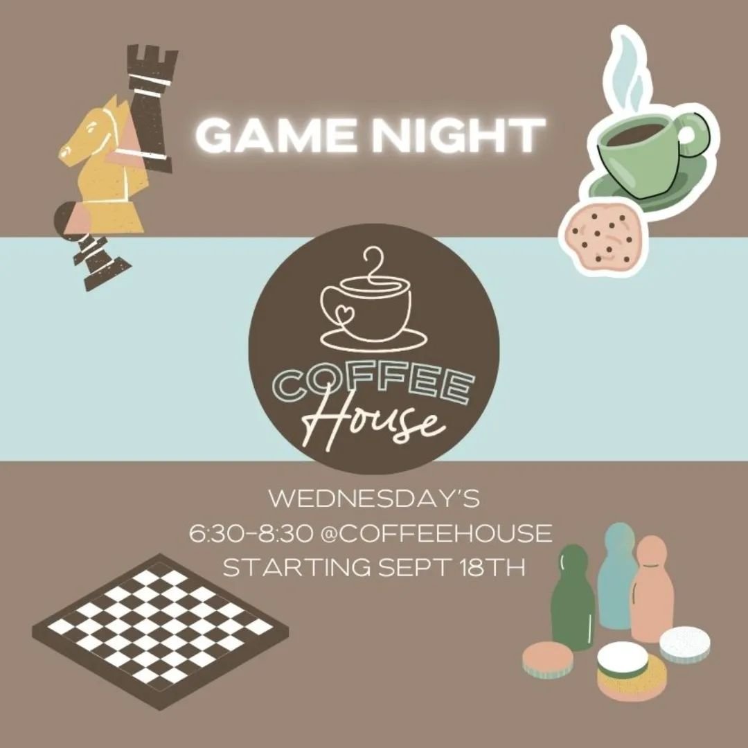 Board Game night tonight from 6:30-8:30pm!!!