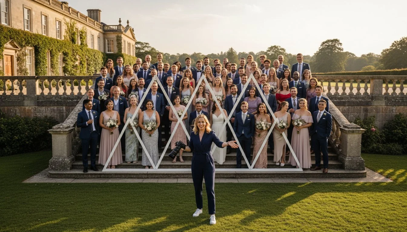 Posing Large Wedding Groups: The Professional’s Guide to Architectural Composition in 2026
