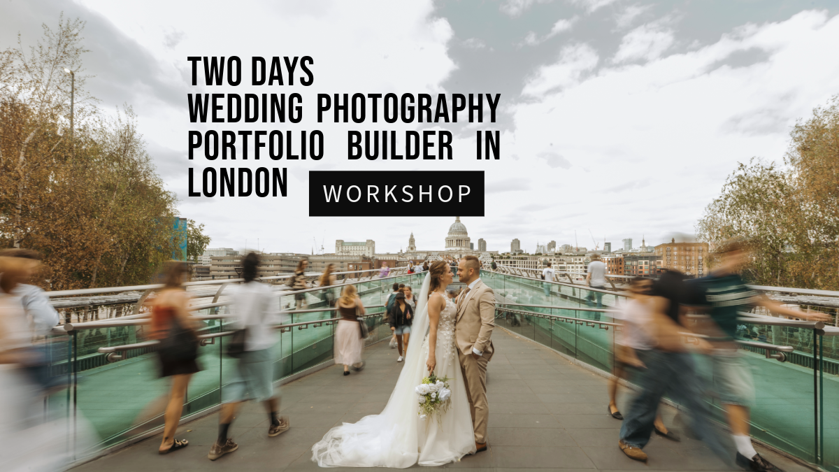 UK wedding photography portfolio builder workshop in London