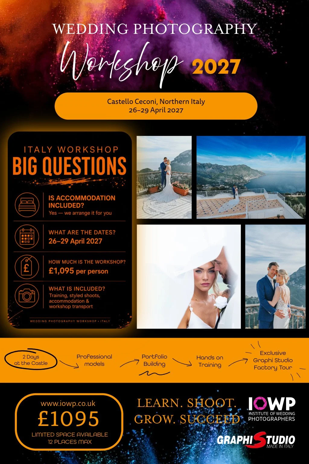 Wedding Photography Workshop in Italy with Graphi Studio
