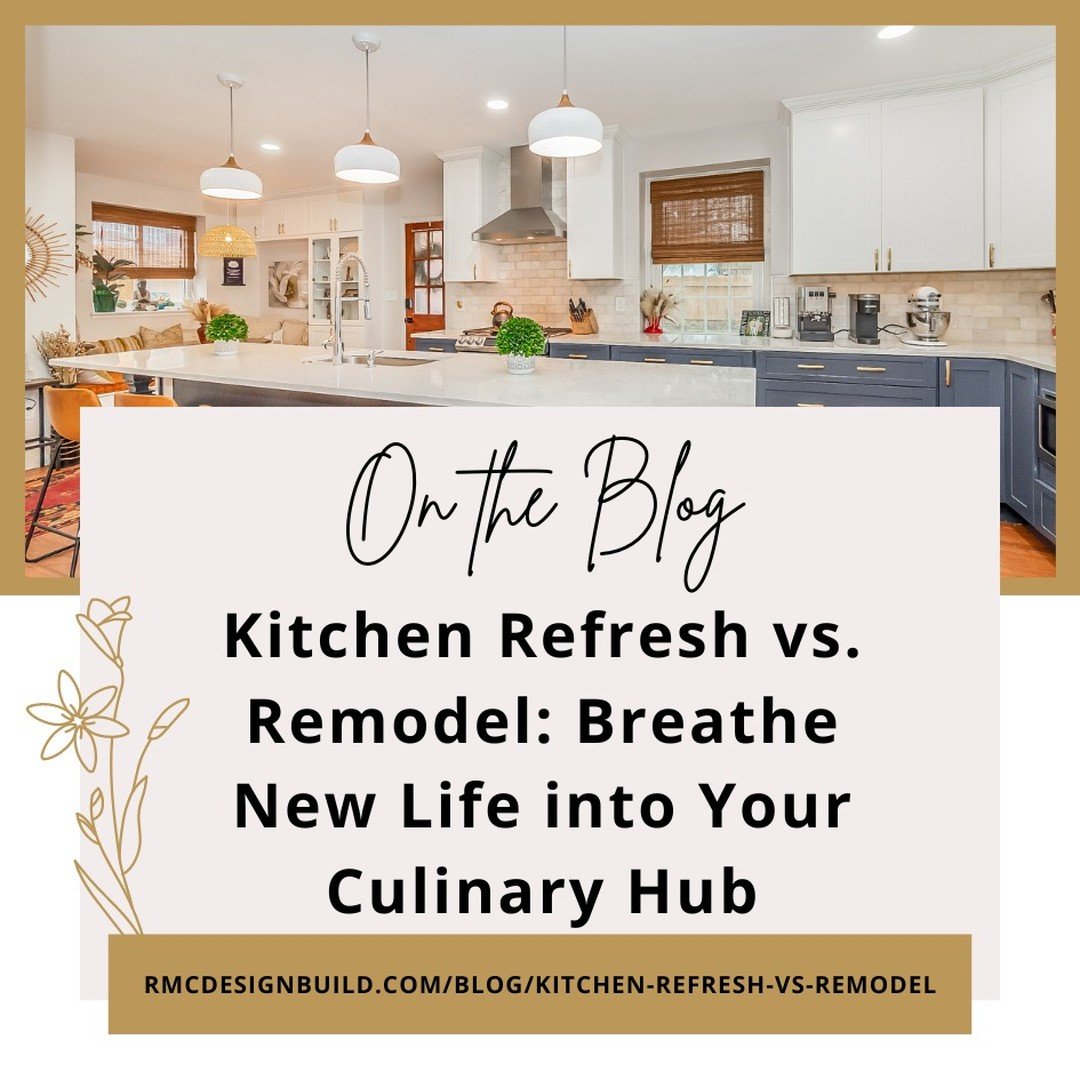 Ready to transform your kitchen? This blog explores the difference between a quick refresh and a full remodel. 🏡🍳

🔄 Refresh: Simple, budget-friendly updates like new paint, fixtures, and cabinet hardware can make a big impact!

🛠️ Remodel: Go bi