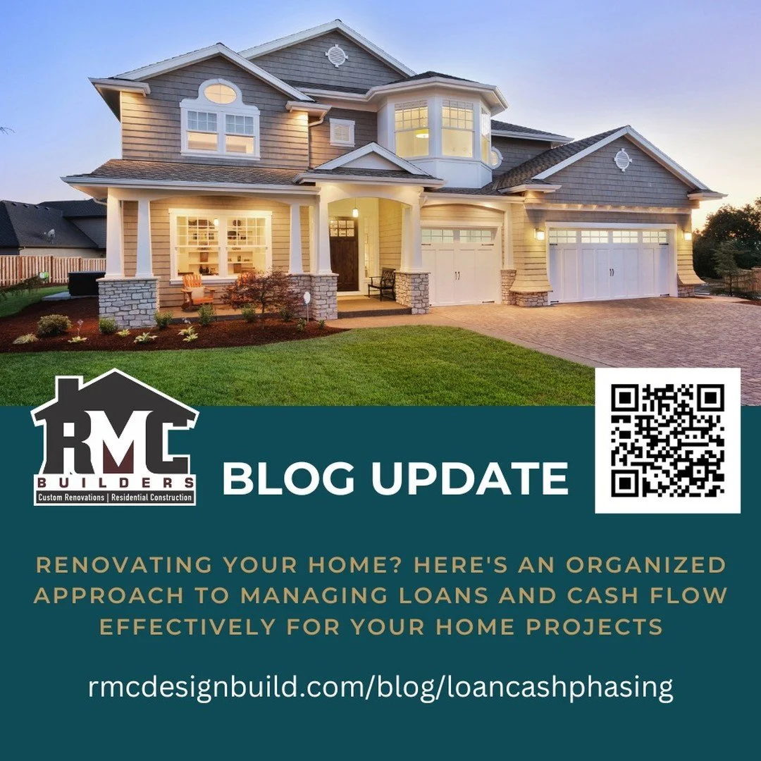 🏡💰💲Renovating your home? Managing finances doesn't have to be stressful! Our latest blog dives into smart loan strategies and cash flow tips to keep your project on track. 

Whether it's a cozy corner or a complete makeover, RMC Builders is here t