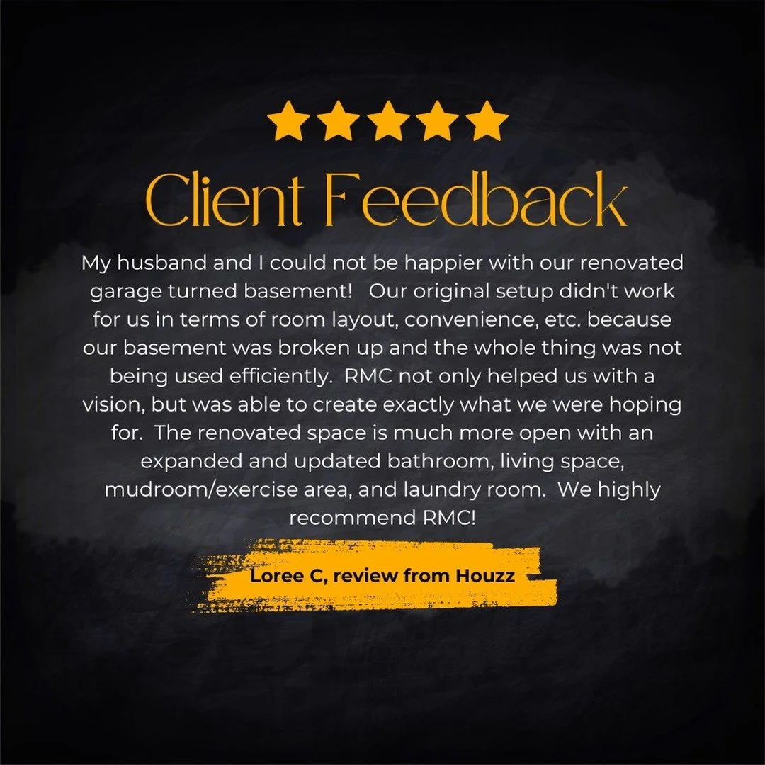 🥰❤️ Thank you to our wonderful client for the amazing feedback! We are thrilled to hear that you are satisfied with our work. Your happiness is our top priority, and we're grateful for the trust you've placed in RMC Builders. Remember, &quot;You des