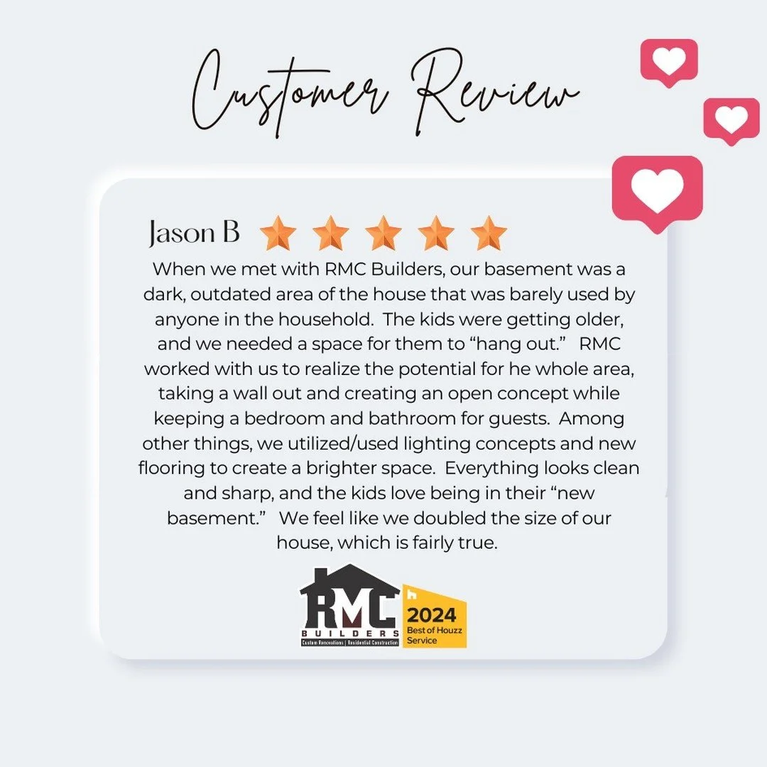 A heartfelt THANK YOU to all our incredible clients for your trust, support, and confidence in RMC Builders! It&rsquo;s truly our honor to help bring your vision to life, creating spaces where comfort meets pride. 🏠💙

We believe everyone deserves a
