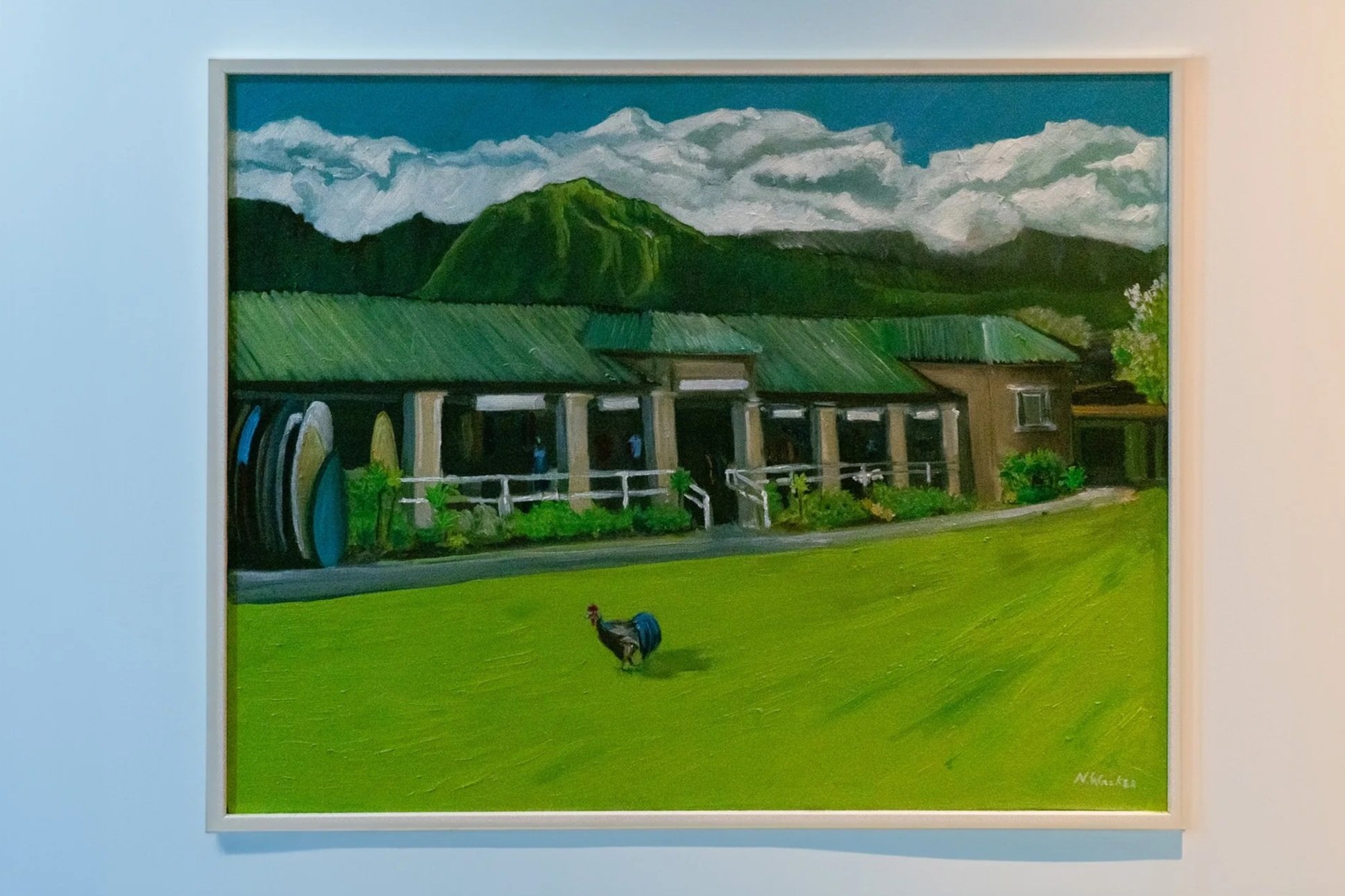 Hanalei Town (24"x36")
