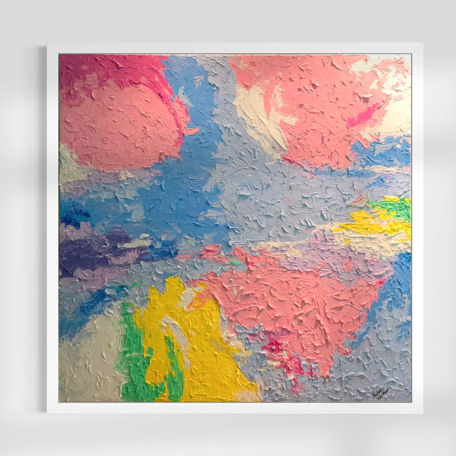 Head in the Clouds -2022 (60"x60") - Oil on Canvas