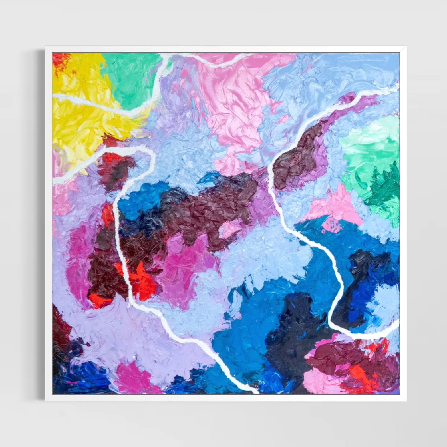Tearing the Skies (2/2) - 2023 (48"x48") - Oil on Canvas