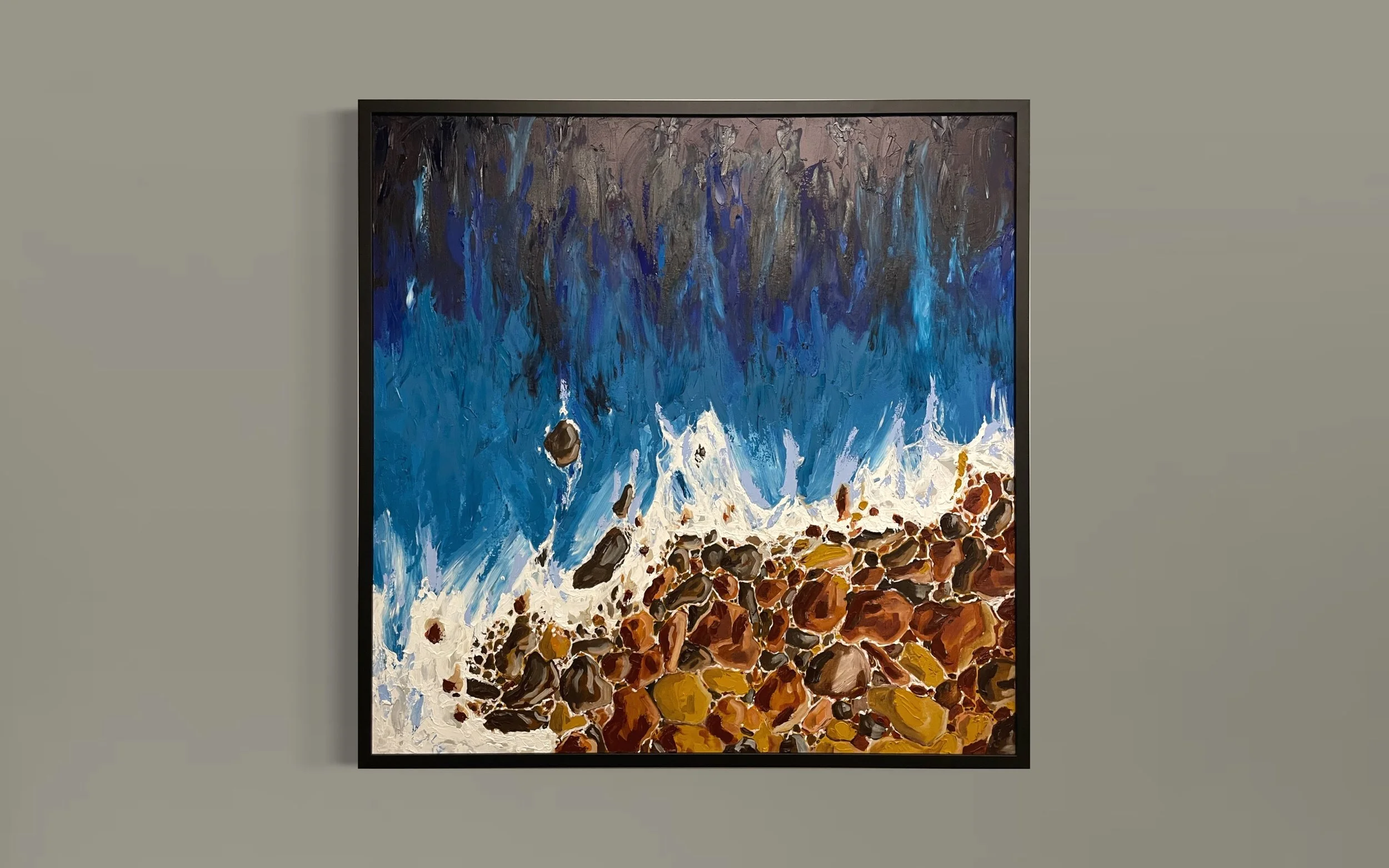 Tidepools - 48"x48" - 2023