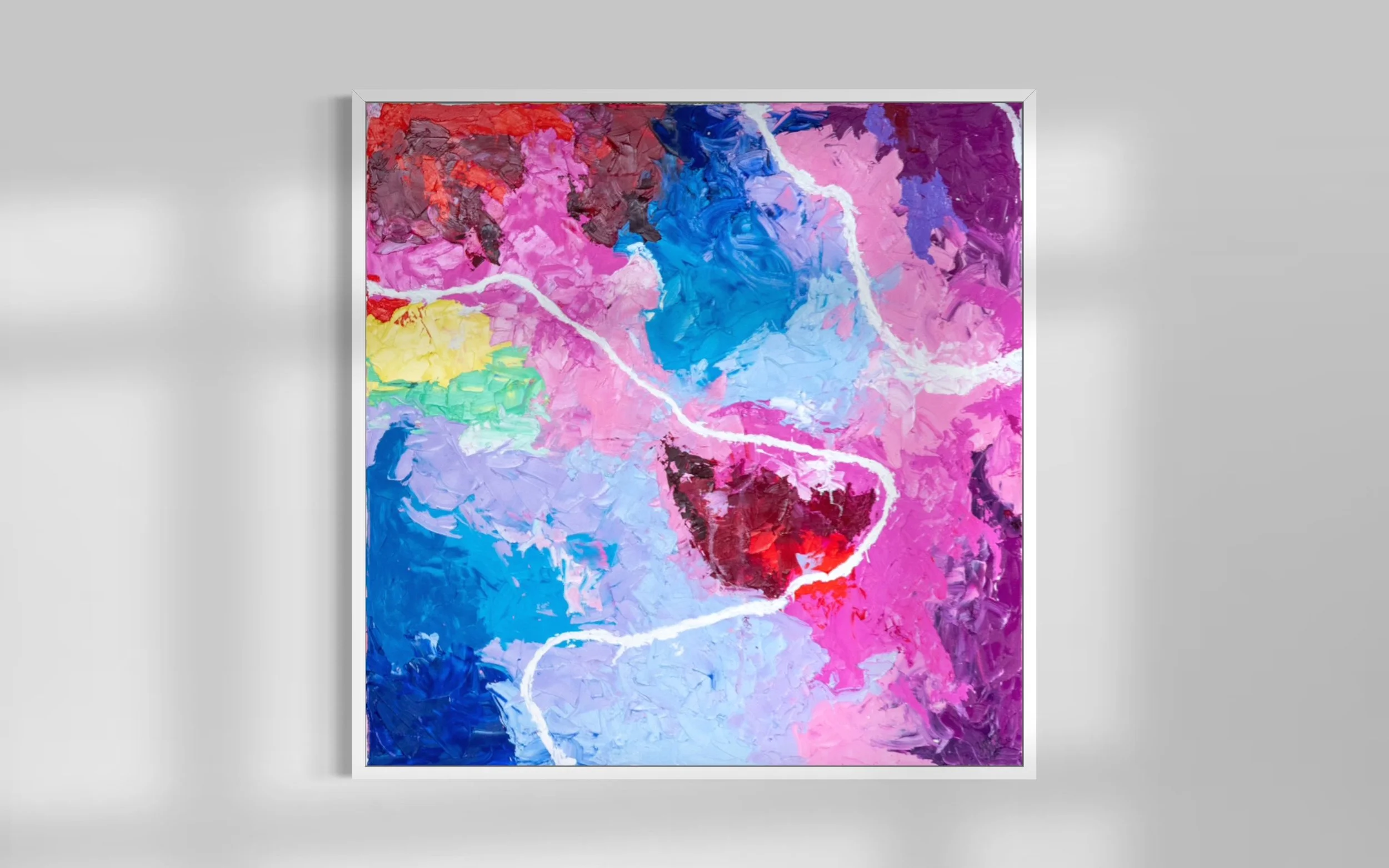 Tearing the Skies - 48"x48" - 2023