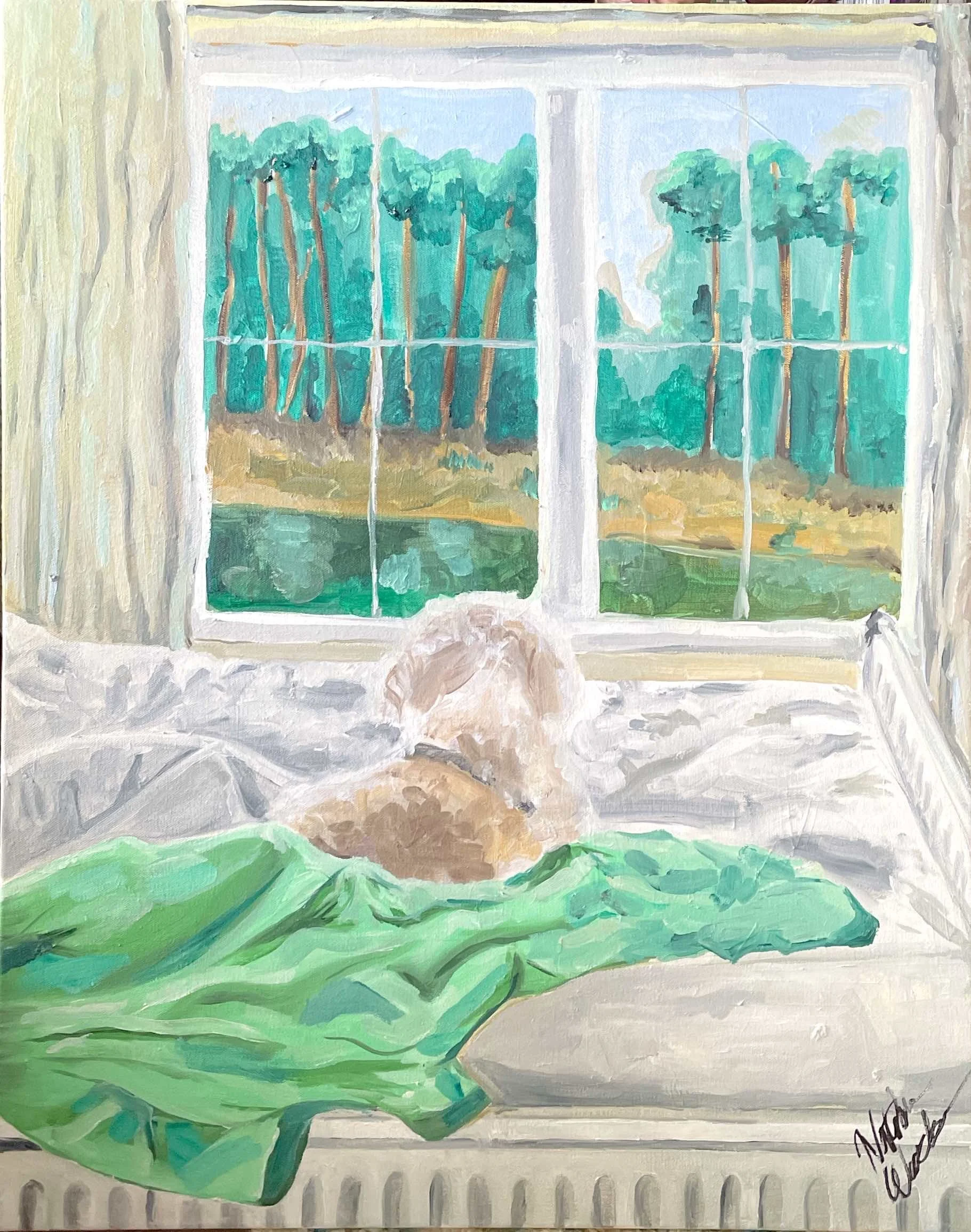 Inside Dog? - 2022 (30"x24")