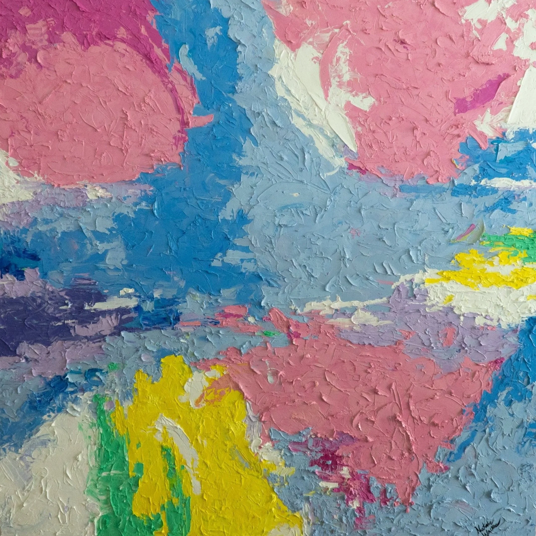 Head in the Clouds - 60"x60" - Oil on Canvas - 2022