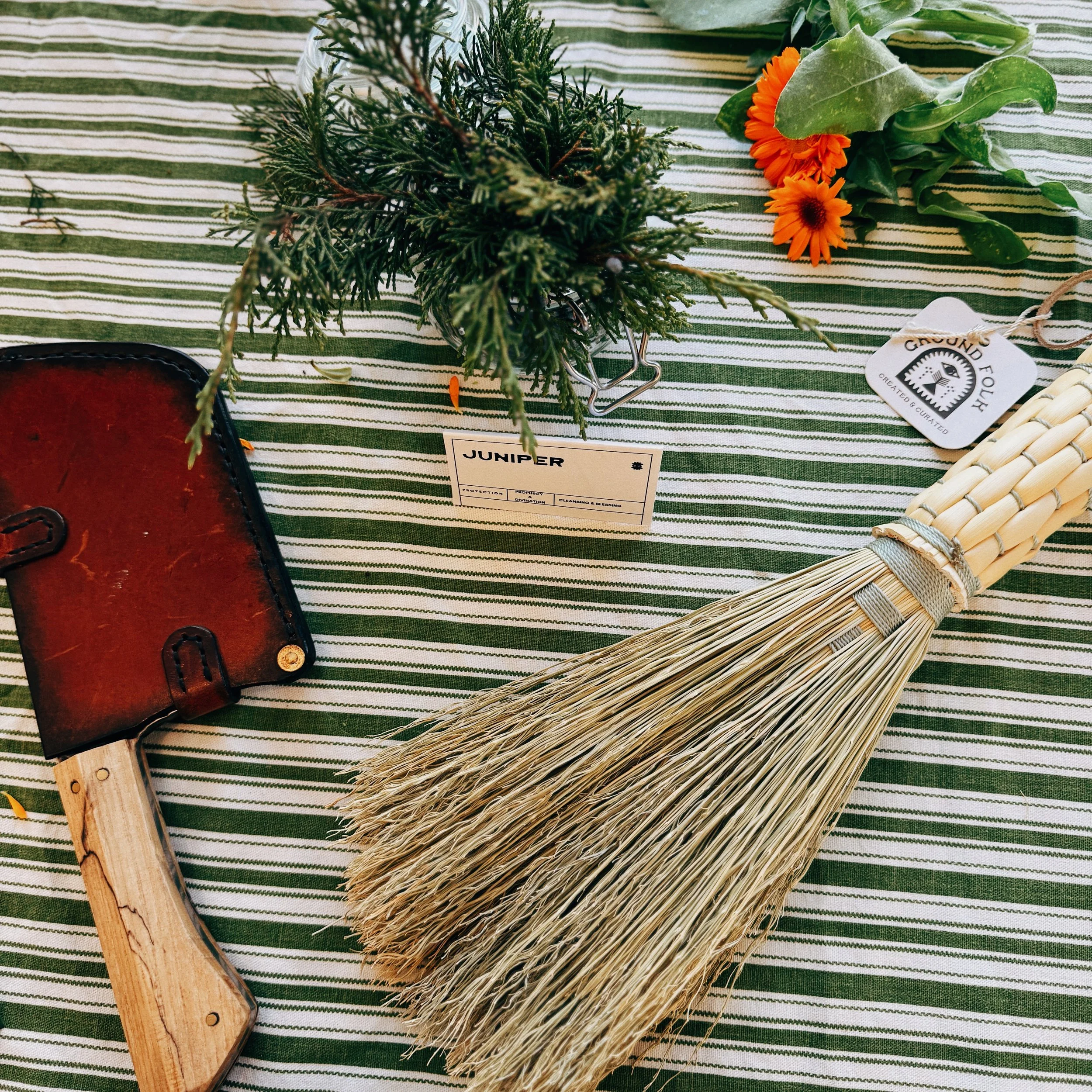 Woven Handle Hand Broom at ECM