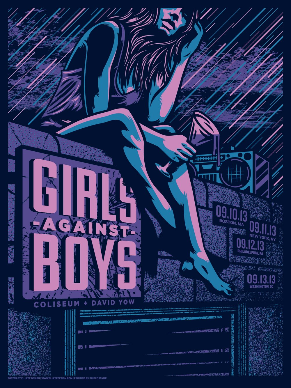 Girls Against Boys GVSB Poster