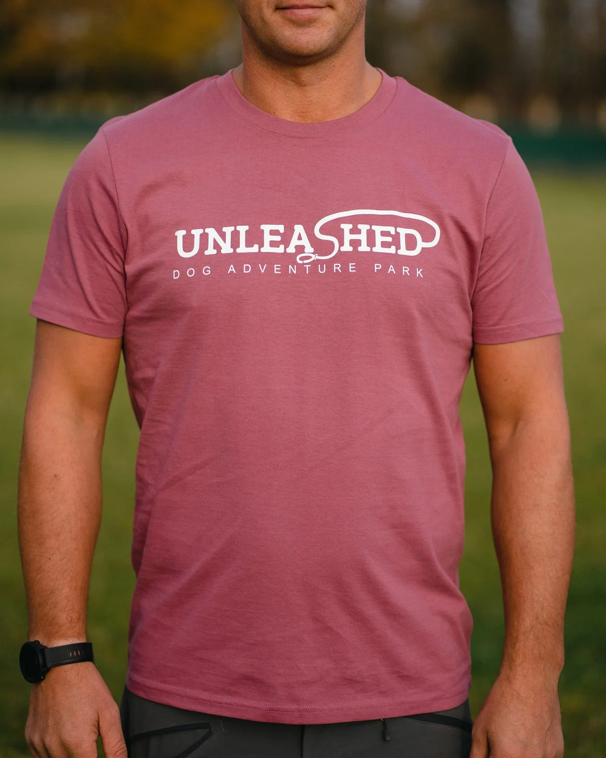 unleashed-dog-adventure-parks-dogsitting-dog-daycare-east-lothian-midlothian-fife-T-Shirt-Hibiscus-Rose.jpg
