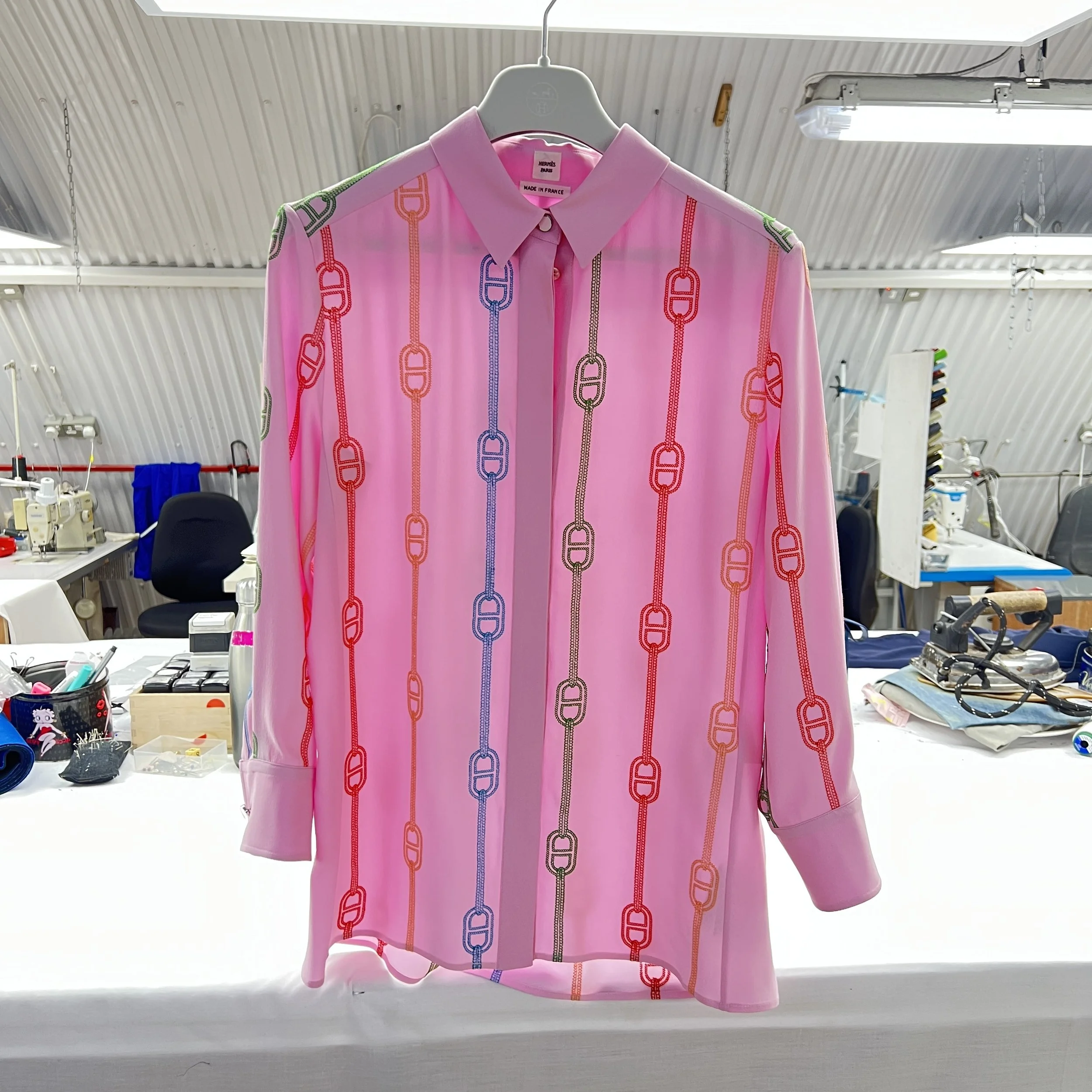 Tailored Hermes Blouse