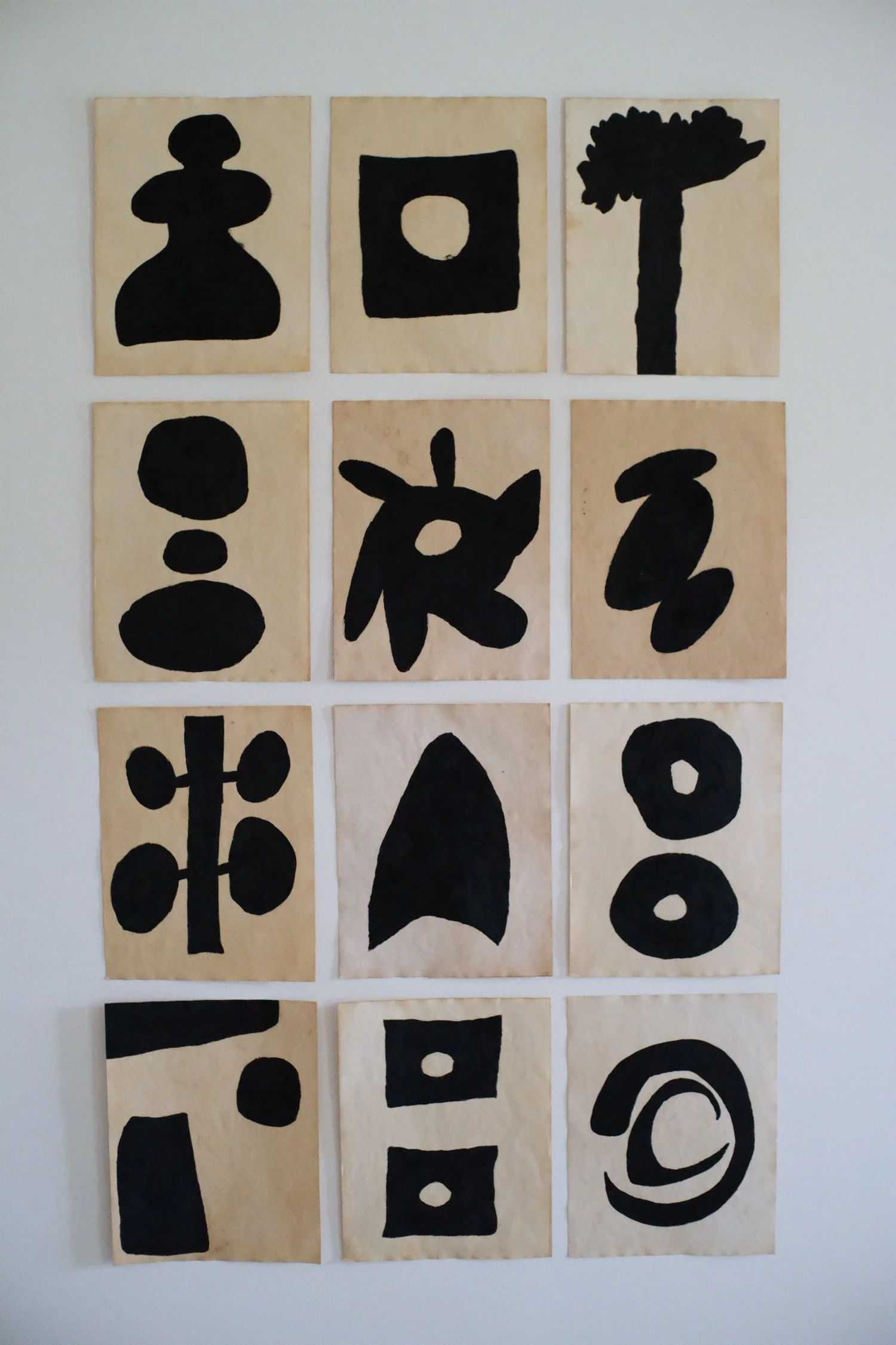 Object Series, 2023 -- oil on paper