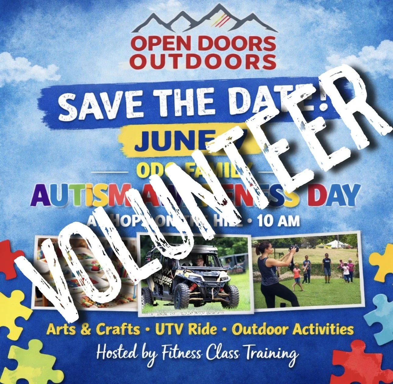 2026 Family Autism Awareness Day VOLUNTEERS