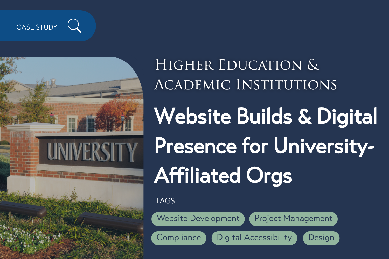 Ten Sites, One University, Years of Trust: Our Web Work in Higher Education