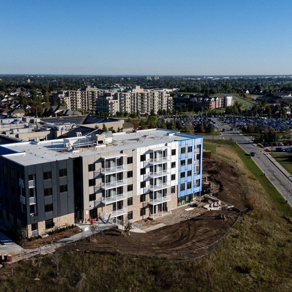 Project Update: Southwood Way Affordable Housing 
Construction is almost complete at 785 Southwood Way in Woodstock! The building and its 52 new apartments are a testament to the planning, development, design, and construction teams and their commitm