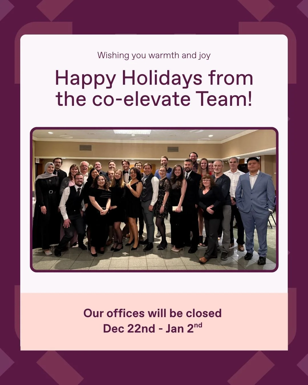 As we wrap up 2025, we&rsquo;re grateful for a season filled with giving and togetherness. 🎁❄️
From our Secret Santa exchange supporting @londoncfs1 &lsquo;s Toy Mountain to a little friendly competition in our ugly sweater contest, we loved ending 