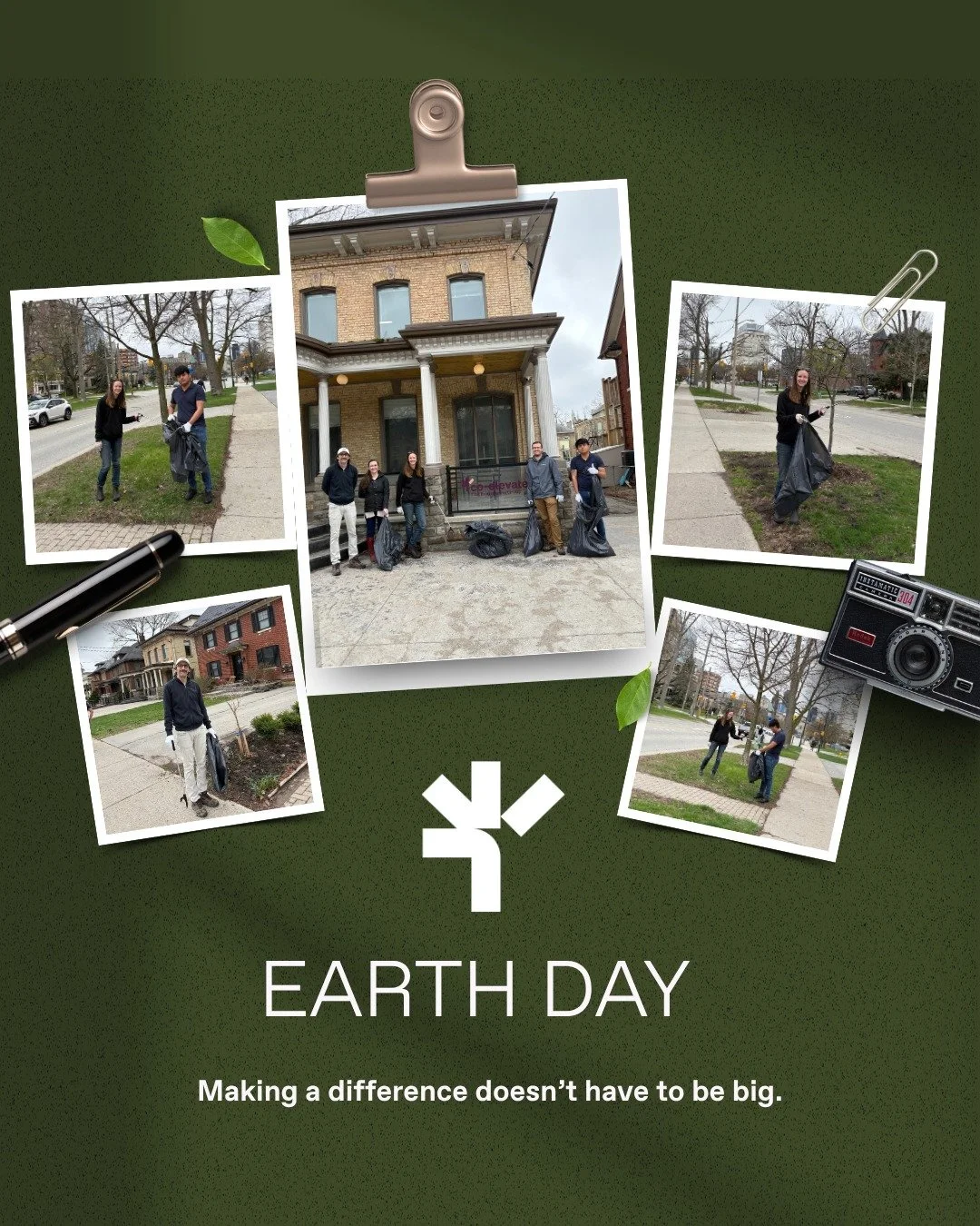 April 22nd was Earth Day, it is a global reminder of the importance of protecting our environment and taking responsibility for the world we live in. 🌍
Last week, our team did some neighbourhood cleanup. 
 Simple actions like reducing waste, and tak