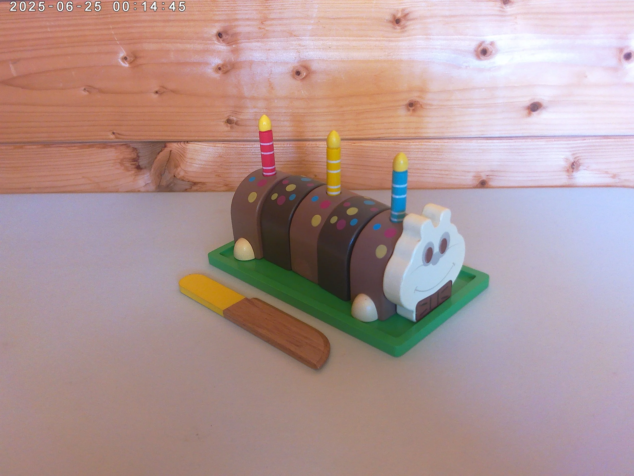 Little Town Wooden Cuthbert Party Cake
