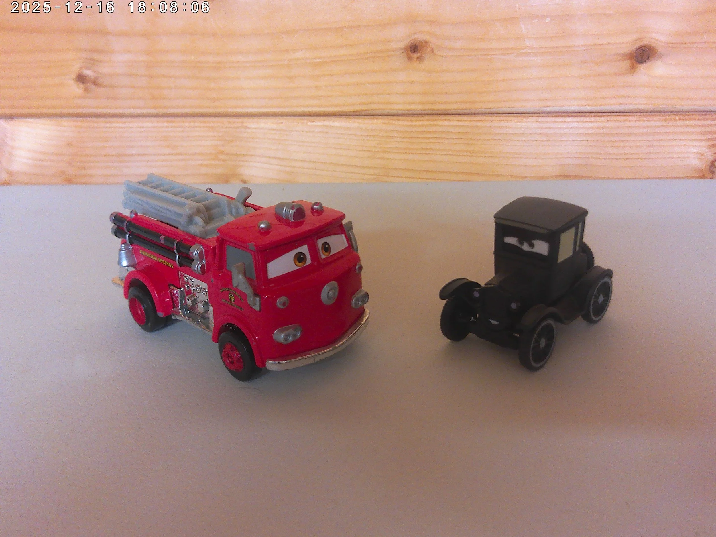 Disney Diecast Cars Red & Lizzy