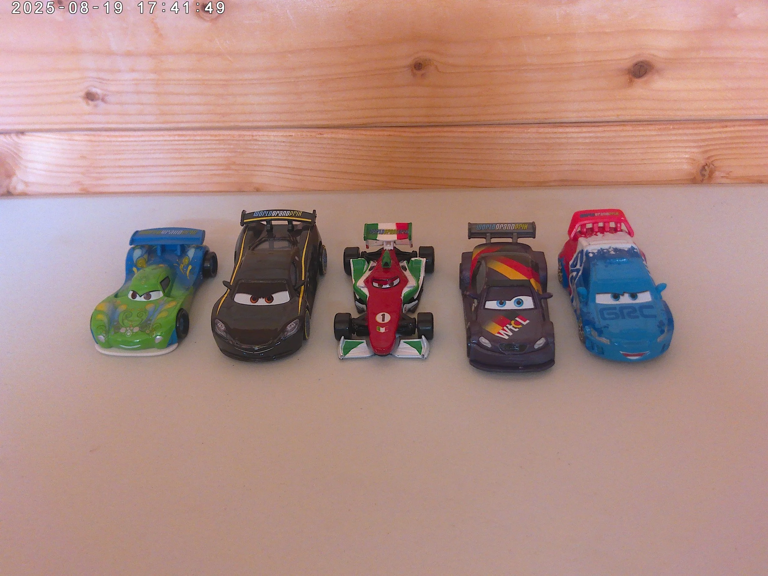 Disney Diecast Cars World Grand Prix Cars Set