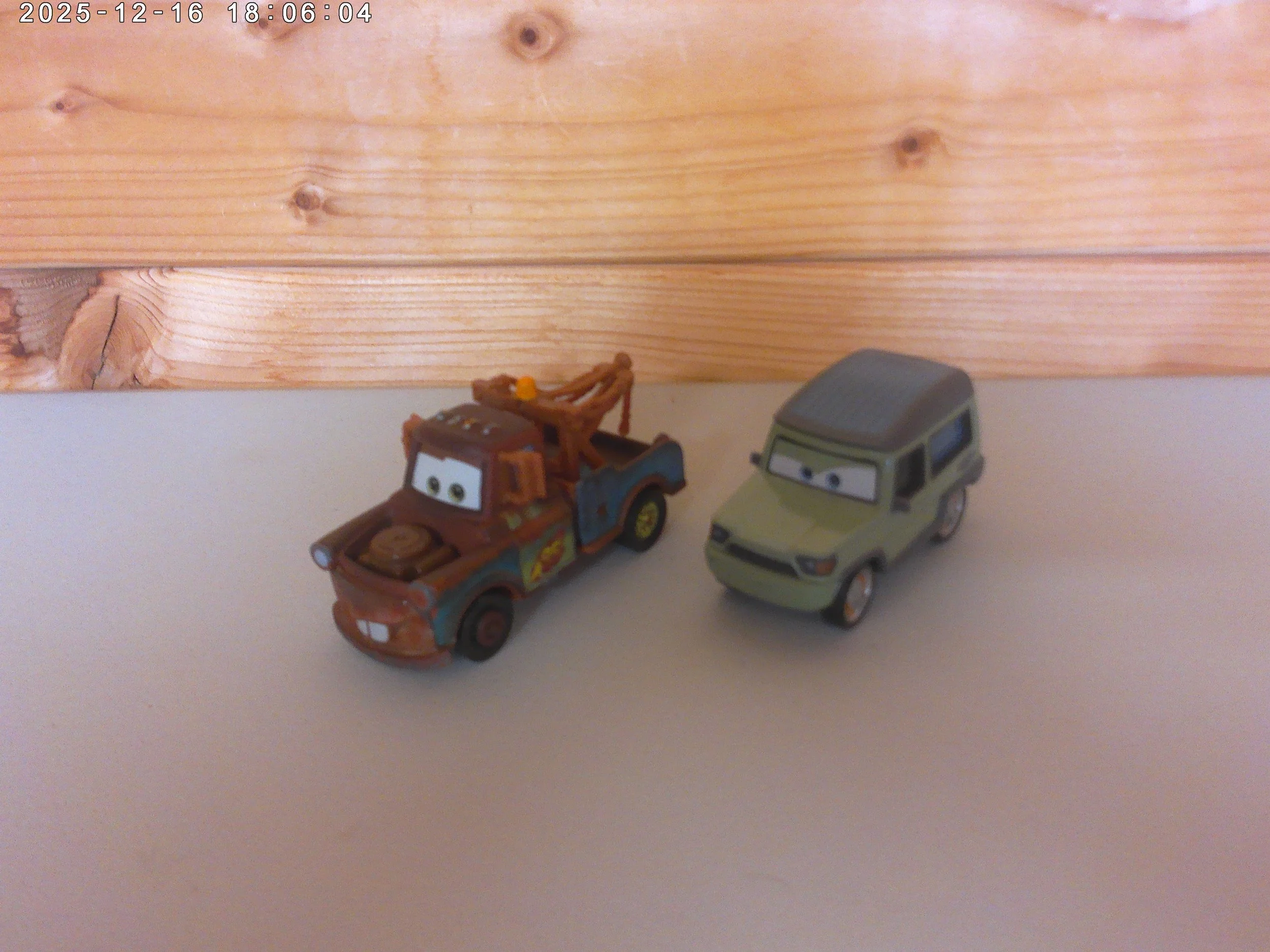 Disney Diecast Cars Sir Miles Axlerod & Mater